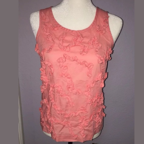 J. Crew Ruthie Ruffle Shell Sleeveless Blouse - Picture 5 of 8